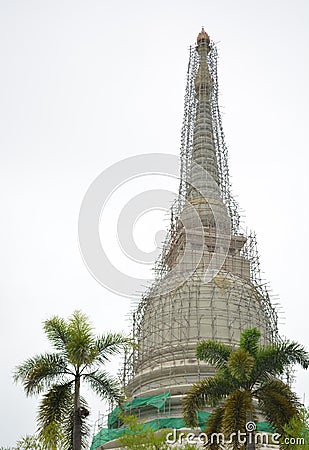 Temple building.