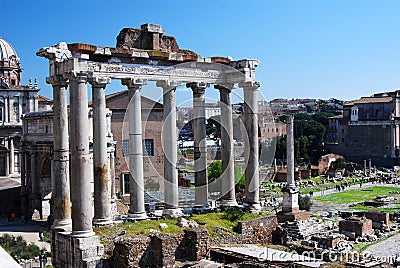 Temple of Saturn (Roman Forum in Rome)