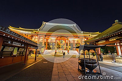 Temple Senso-ji in Asakusa, Tokyo, Japan