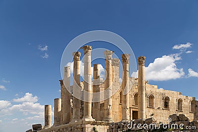 Temple of Zeus, Jordanian city of Jerash (Gerasa of Antiquity)