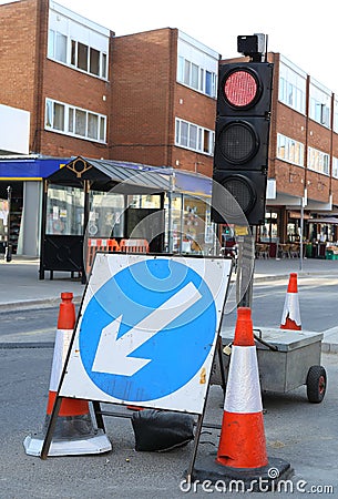 Temporary Traffic Lights