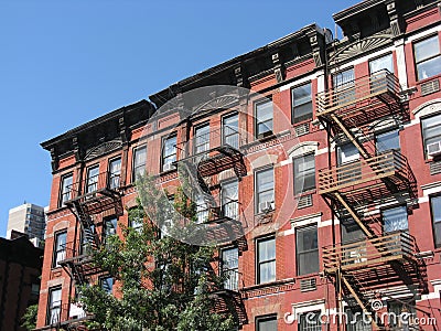 Tenement style apartments, New York City