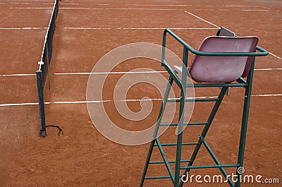 Tennis Clay court (chair umpire)