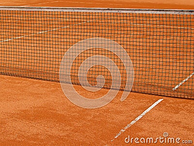 Tennis court line with net (68)