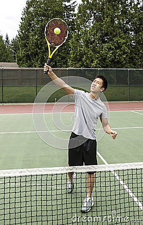 Tennis Overhead Volley