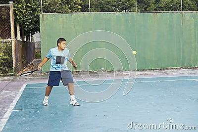 Tennis Player In Action