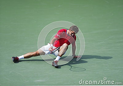 Tennis player Stanislas Wawrinka during semifinal