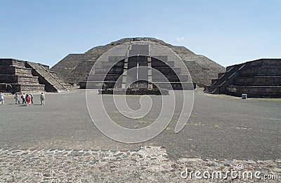 Teotihuacan Moon Pyramid Mexico