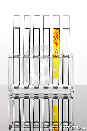 Test tube for testing in a chemical laboratory