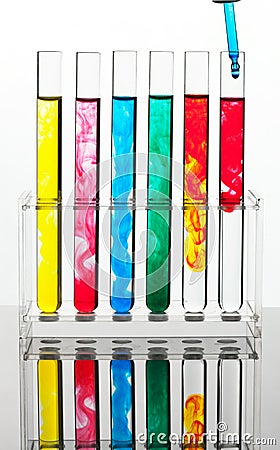 Test tube for testing in a chemical laboratory