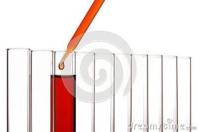 Test Tubes in Science Research Lab