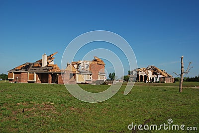 Texas Tornado - Destroyed Homes