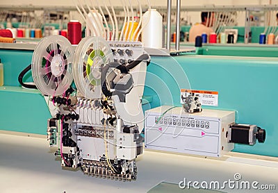 Textile: Industrial Embroidery Machine