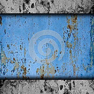 Texture background blue metal rust rusty old