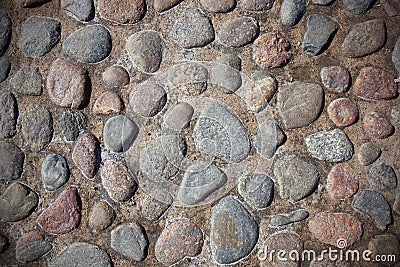 Texture of river stones