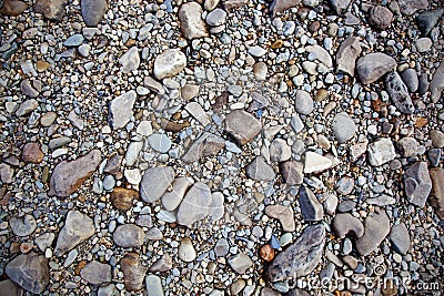 Texture of river stones