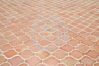 Texture of tile on the floor