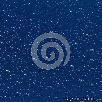 Texture - water drops on blue