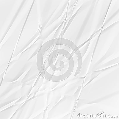 Texture white crumpled paper, paper background