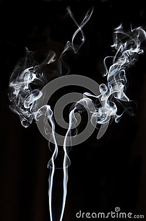 Textured of incense smoke