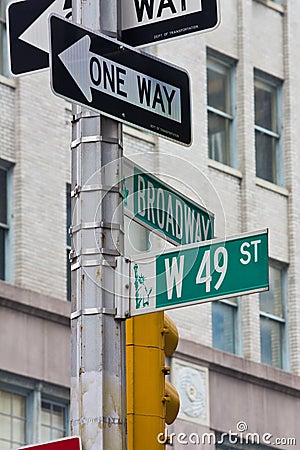 49th Street in New York City