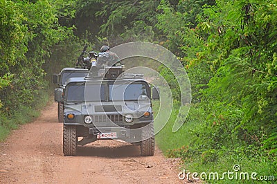 Thai army field training