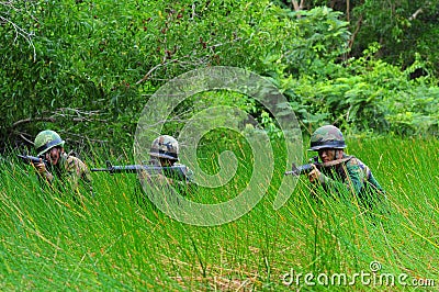 Thai army field training