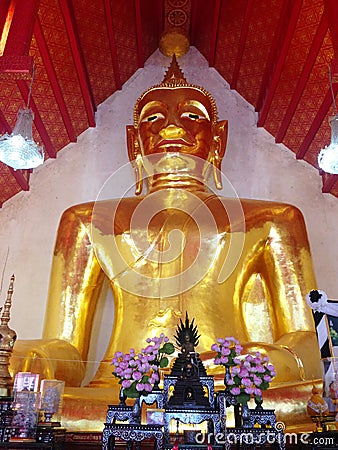 Thai buddha statue in Thailand