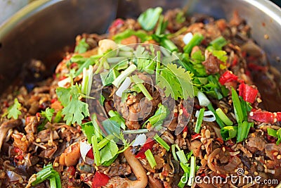 Thai cuisine at the market