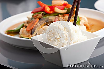 Thai Food and Jasmine Rice