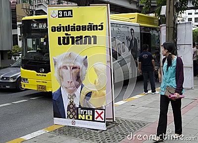 Thai Political Election Poster