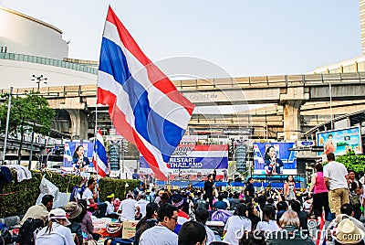 Thai protester against government