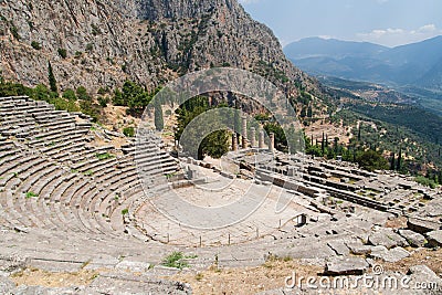 Theatre at Sanctuary of Apollo in Delphi