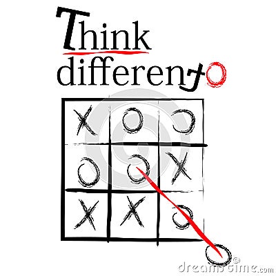 Think different t-shirt slogan design