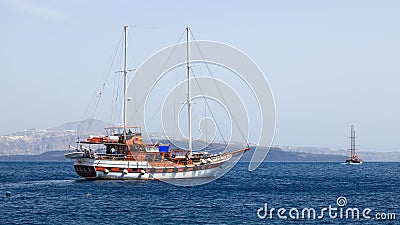 Thirasia Island Santorini Greece Europe