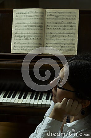Thoughtful Piano Teacher