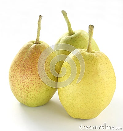 Three Fragrant Pears Royalty Free Stock Imag