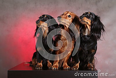 Three funny dogs