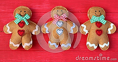 Three Gingerbread Men
