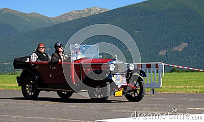 Three men and Fiat Torpedo - 1926