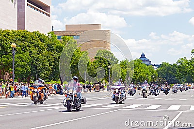Thunder motorcycle ride for American POWs and MIA soldiers