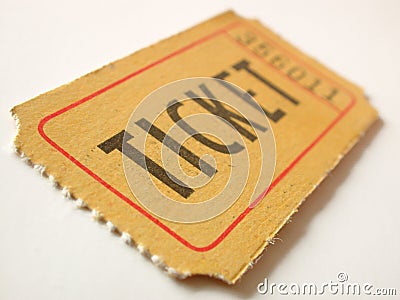 Ticket Stub Royalty Free Stock Photo - Image: 488845