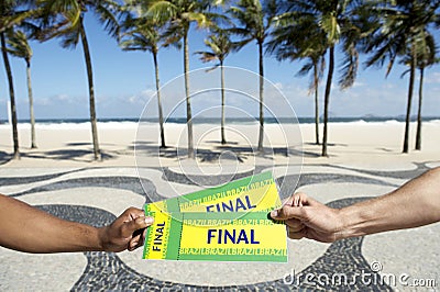 Tickets to Football Soccer Final Event in Copacabana Rio Brazil