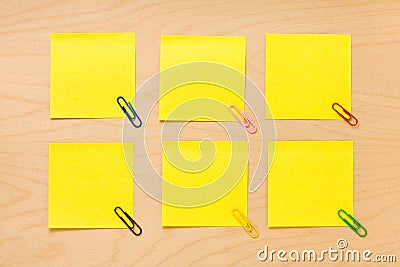 Tidy Yellow Post-it Collection