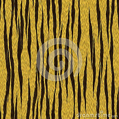 Tiger Stripes Skin Seamless Pattern