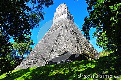Tikal Ancient Maya Temple, Guatemala