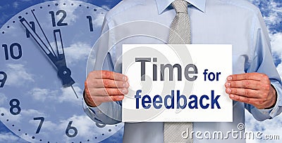 Time for feedback sign