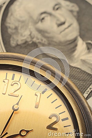 Time is money business & finance concept