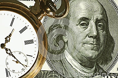 Time and Money concept image