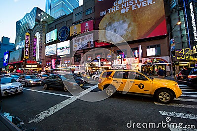 Time square night time